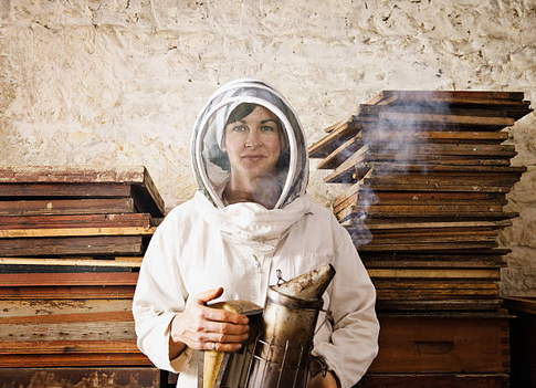 apiculteur-apicultrice-materiel-ruche-miel