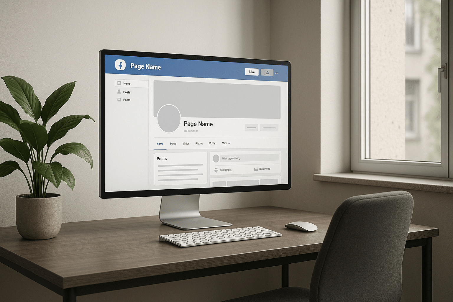 créer une page facebook